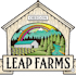 Logo for the brand LEAP FARMS